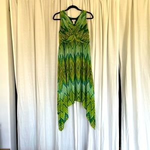 Like new Chico’s casual green dress size 1